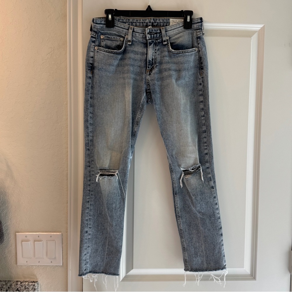 Rag & Bone Dre Low Rise Slim Boyfriend Jeans